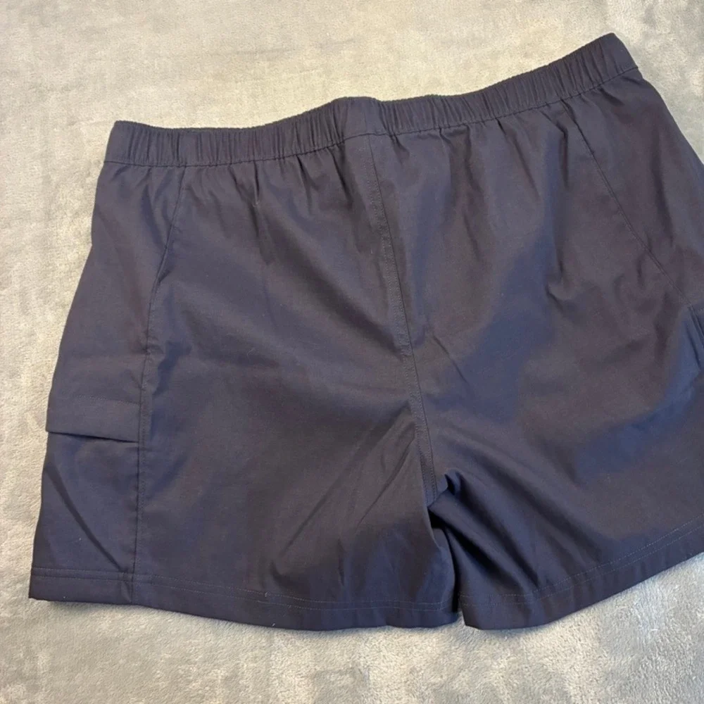 The North Face Men's Cargo Shorts Navy Blue Hiking Outdoor Stretch XL 36x5in